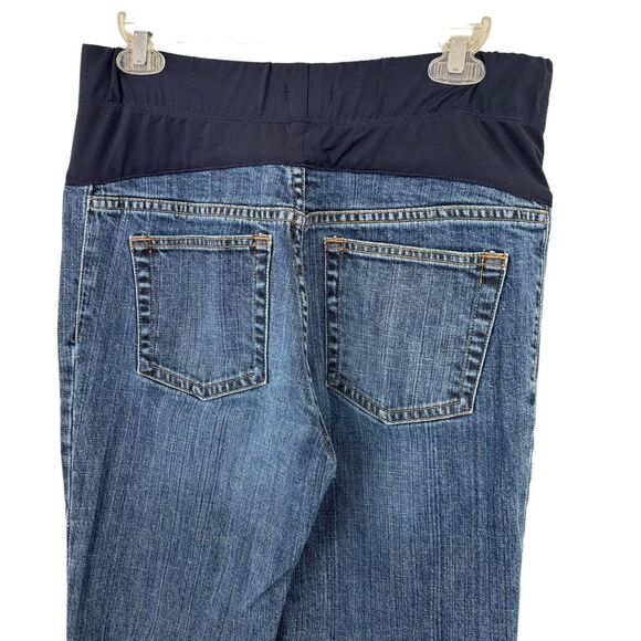 Gap Boot Cut Denim Jeans Maternity Size 6 Regular Stretch Panel - Picture 7 of 7